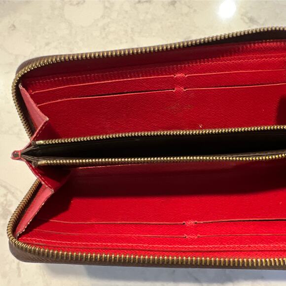 Vintage Louis Vuitton Authentic‎ Damier Ebene Clemence Zippy Wallet - Picture 8 of 12